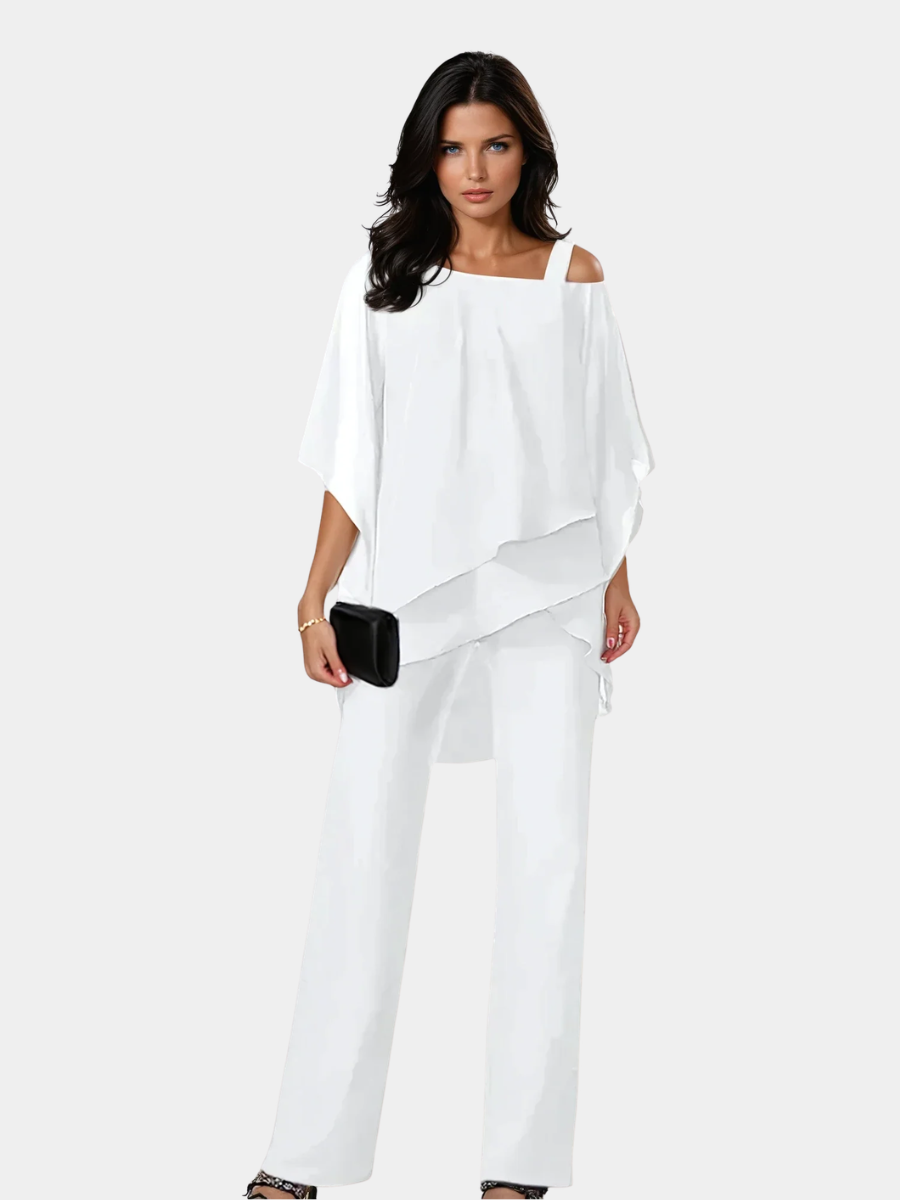 CHARLOTTE AVALON | LAYERED TWO-PIECE SET FOR WOMAN