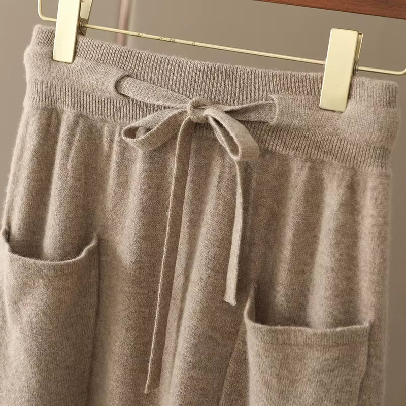 Vienna Cashmere Midi-Skirt