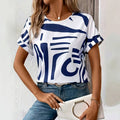 Claire™ | Lightweight Abstract T-Shirt