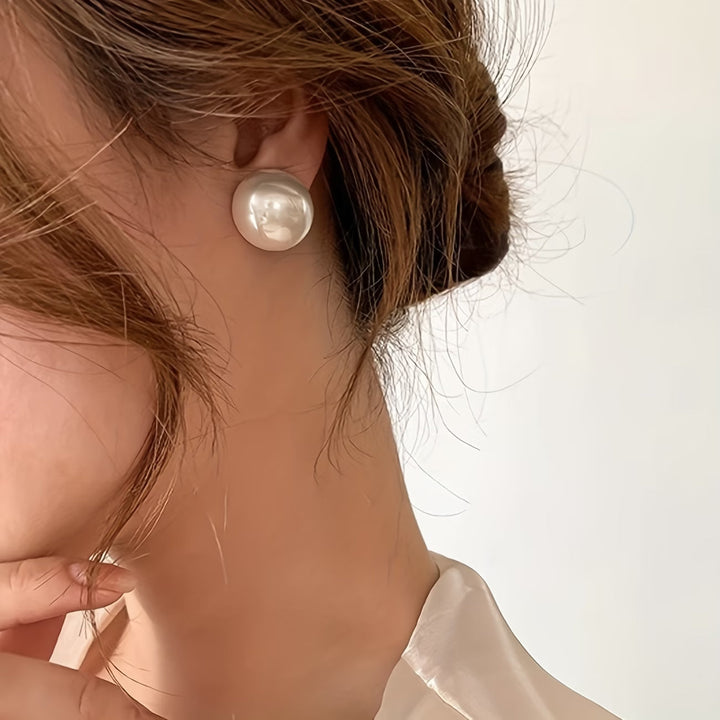 The Statement Pearl Stud Earrings