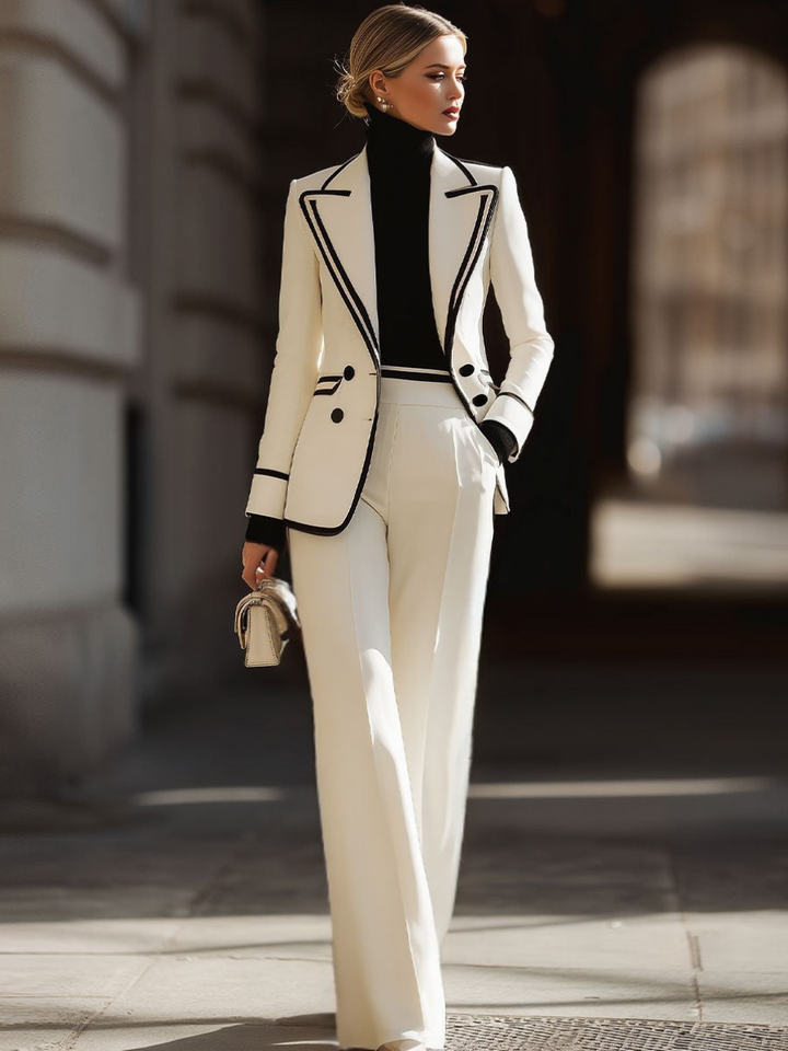 Valeria™ | Elegant Two-Piece Suit Set