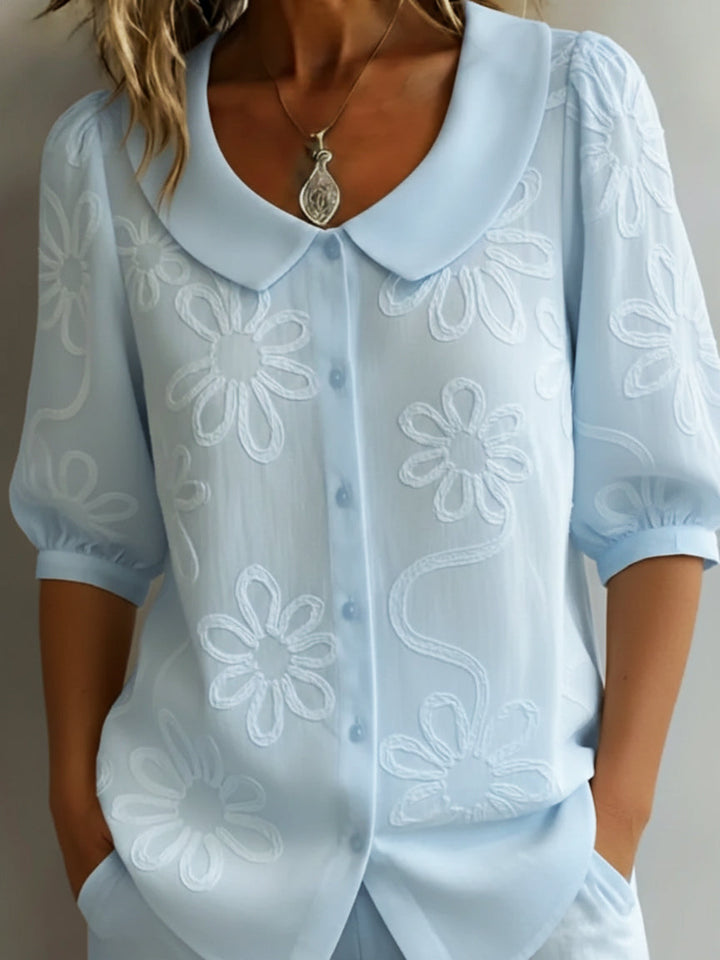 Aurélie™ | Floral Comfort Blouse