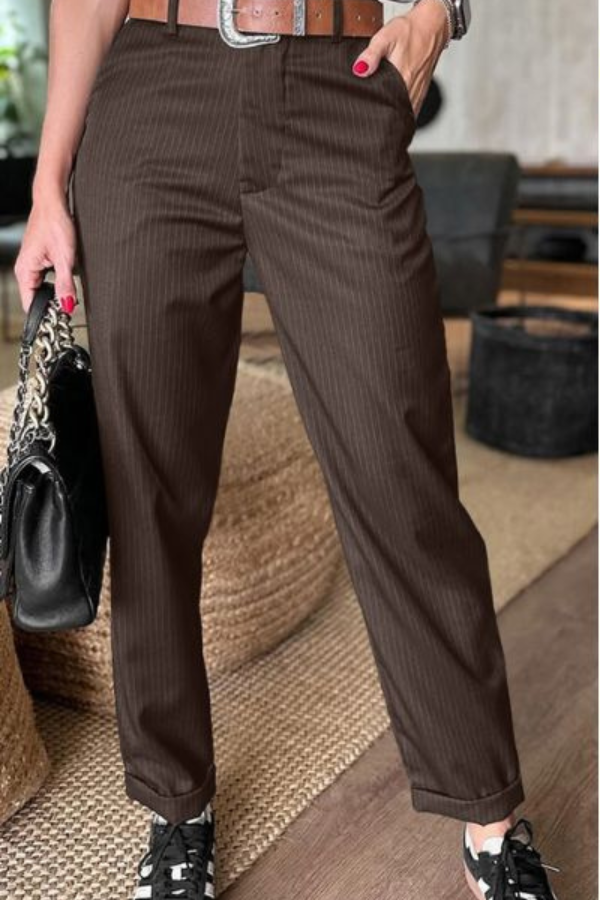 SIENNA | LIMITED EDITION STRIPED SHAPING TROUSERS