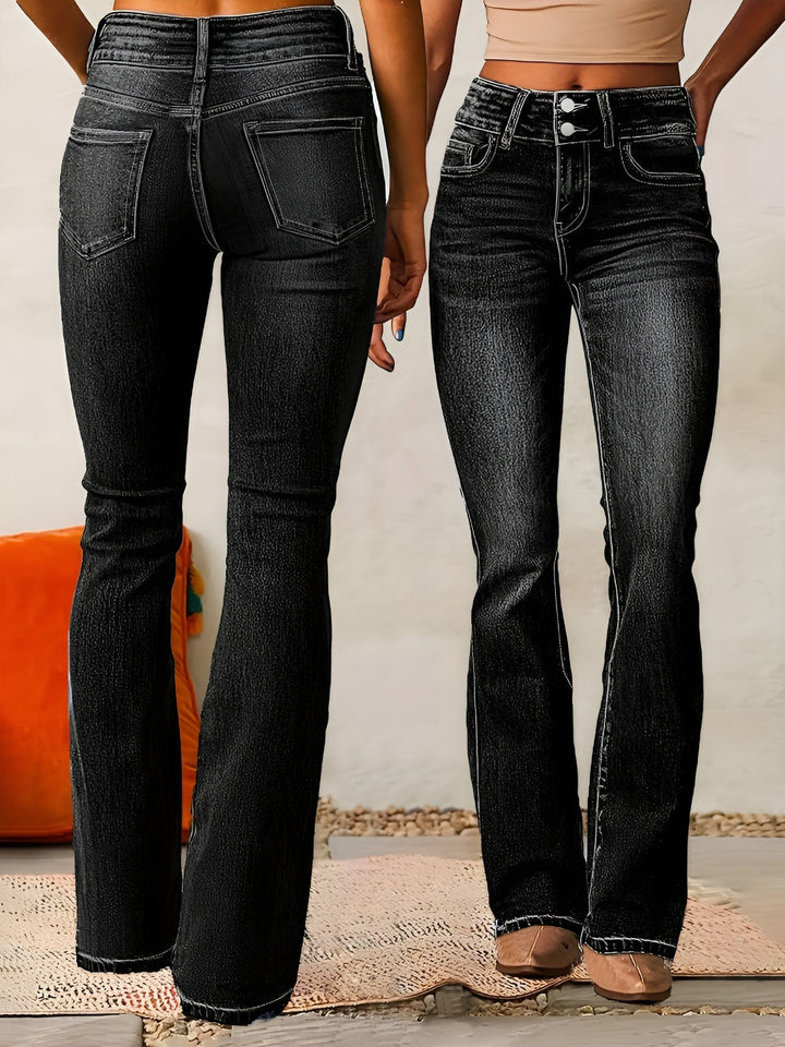 Ivana High-Waisted Flared Jeans
