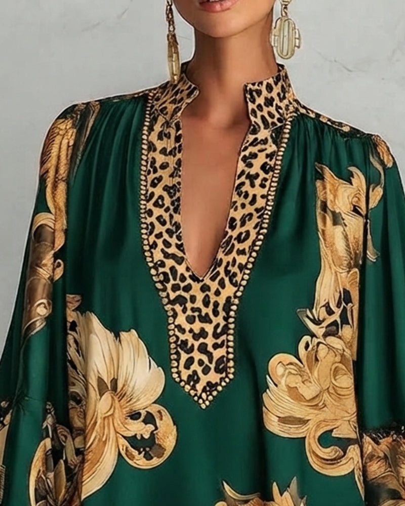 CHARLOTTE AVALON | LEOPARD PRINT DRESS FOR WOMAN