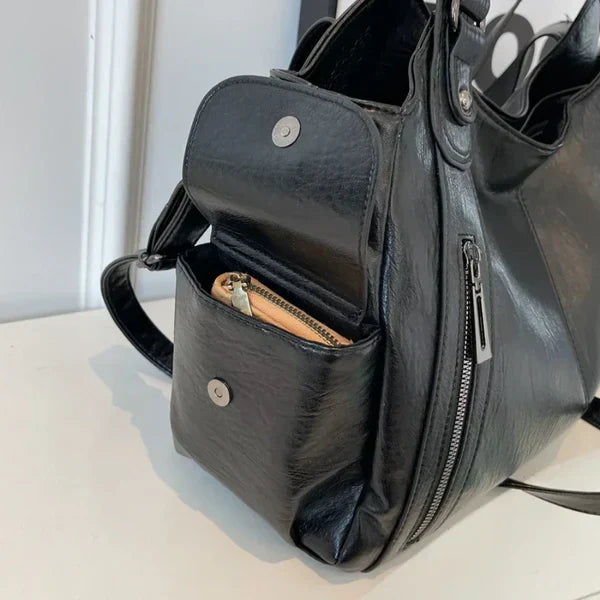 CIRELLE – LEATHER TOTE BAG