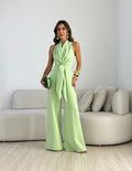 Amara™ | Draped Halter Jumpsuit