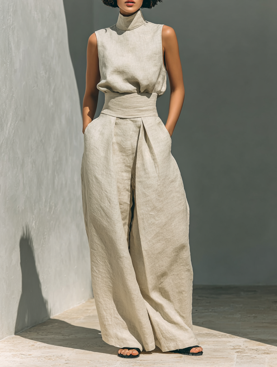 Maria – Tank Top and Wide-Leg Pants Set