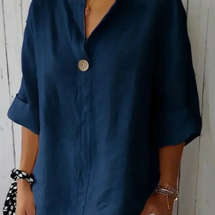 CHARLOTTE AVALON  | ZAMMA V-NECK TOP FOR WOMAN