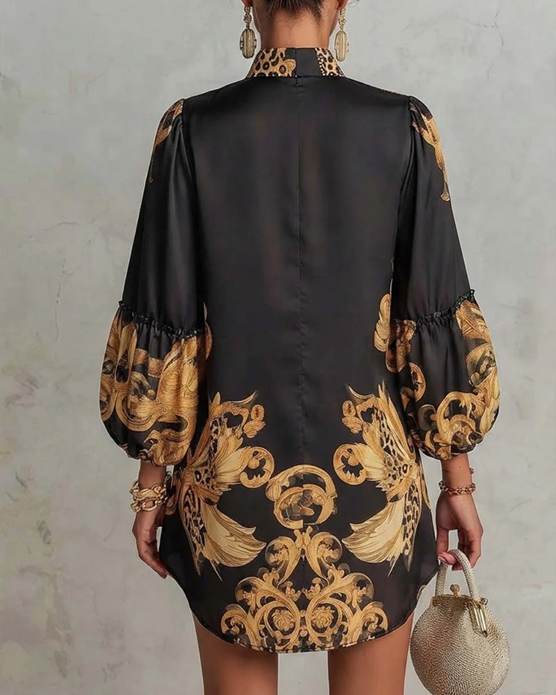 CHARLOTTE AVALON | LEOPARD PRINT DRESS FOR WOMAN