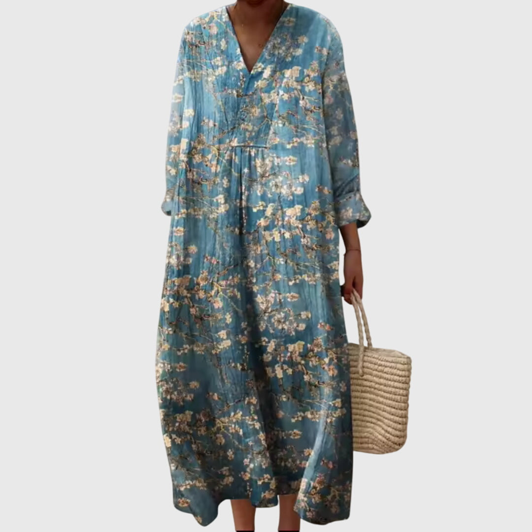Matilda™ | Artistic Patchwork Midi Dress