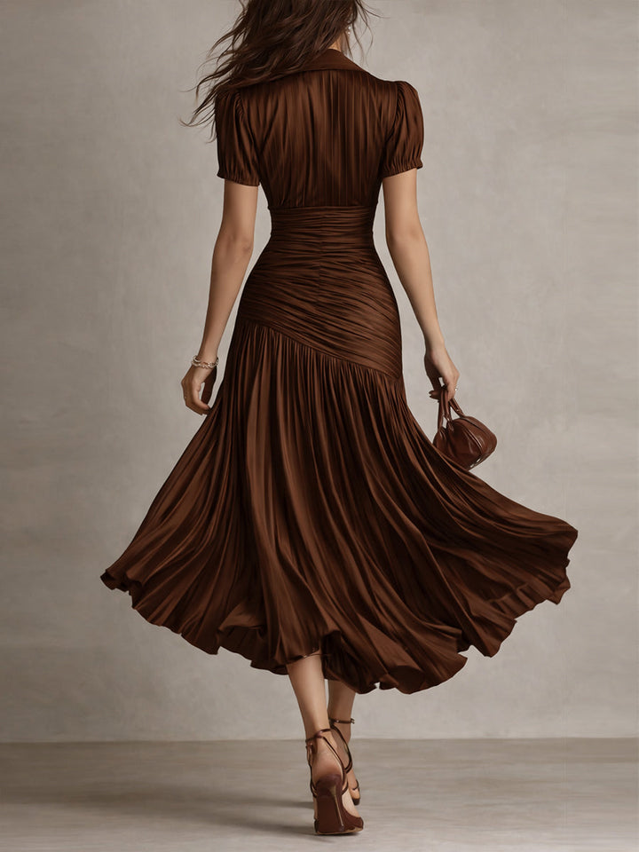 Frances ∙ Retro Striped Midi Dress