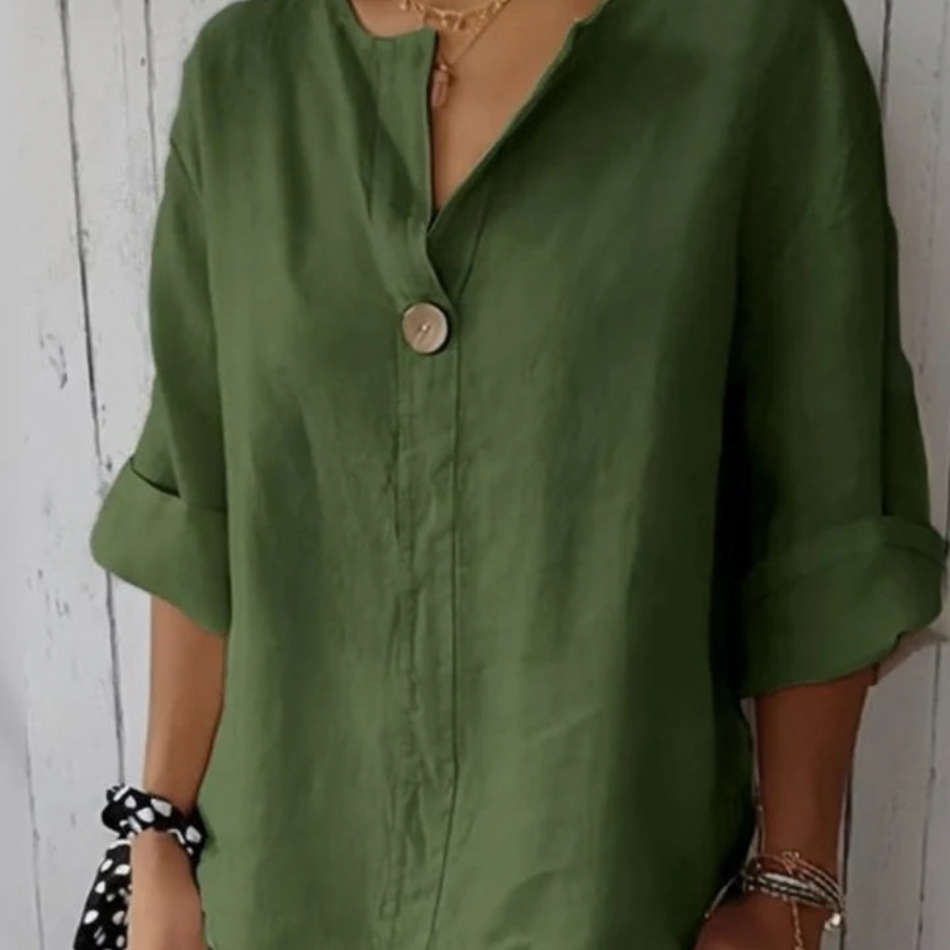 CHARLOTTE AVALON  | ZAMMA V-NECK TOP FOR WOMAN