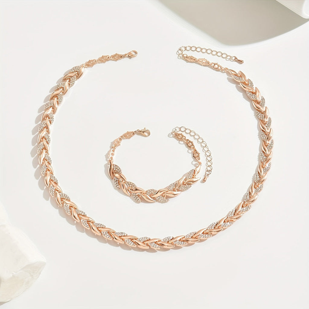 Claudine™ Fish Tail Necklace & Bracelet Set