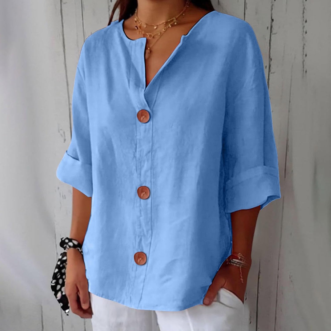 Hazel | Loose-fitting Blouse