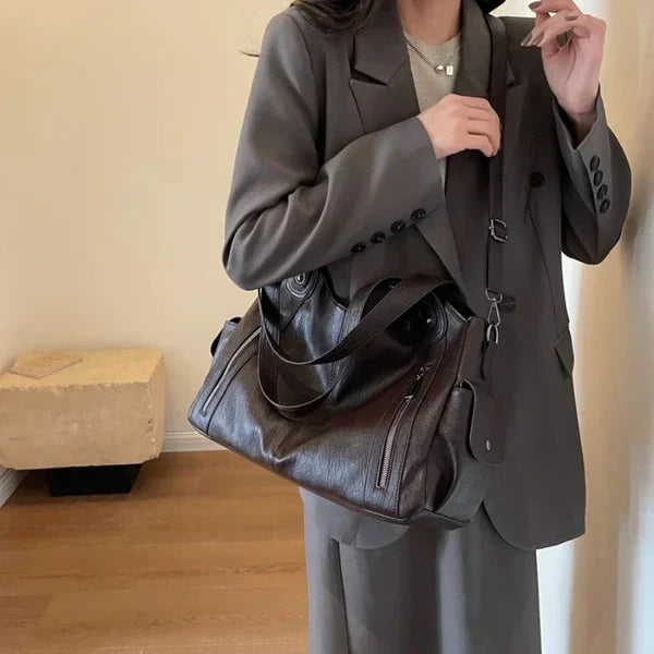 CIRELLE – LEATHER TOTE BAG