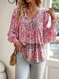 Marisela | Soft Breeze Floral Boho Blouse