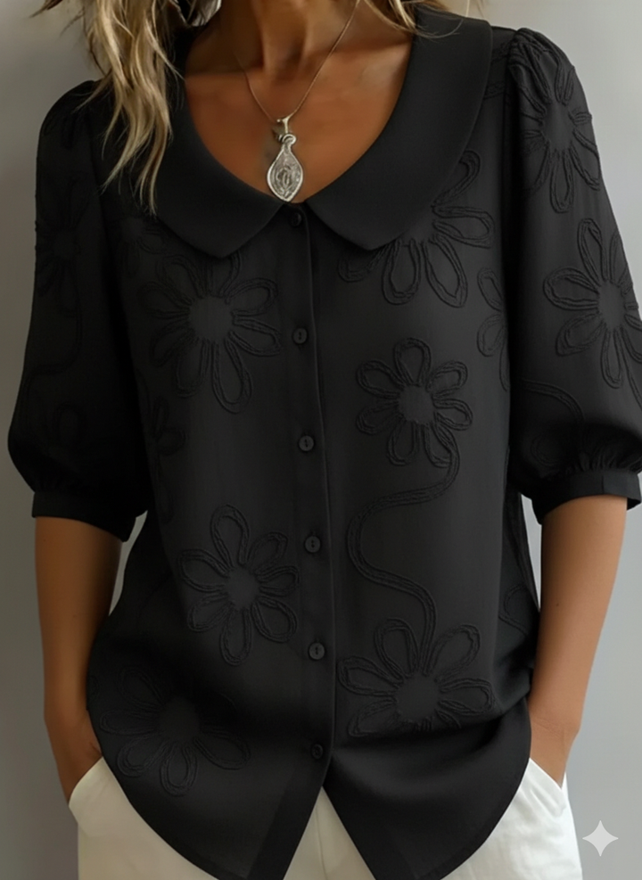 Aurélie™ | Floral Comfort Blouse
