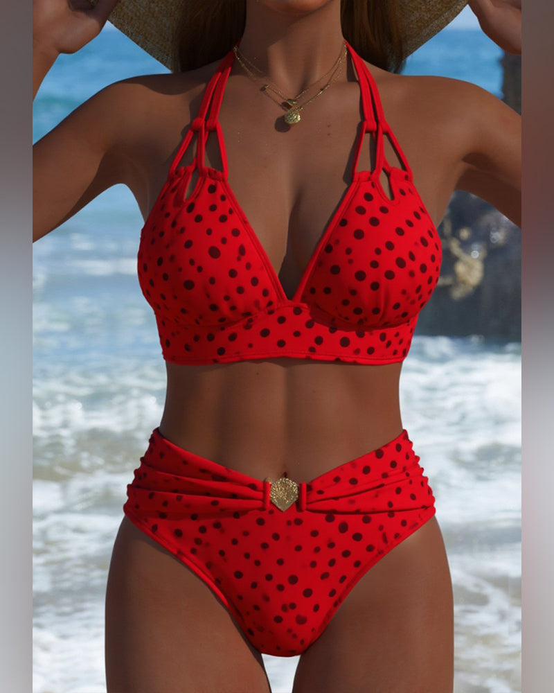 Melanie | Two-piece sexy polka dot bikini