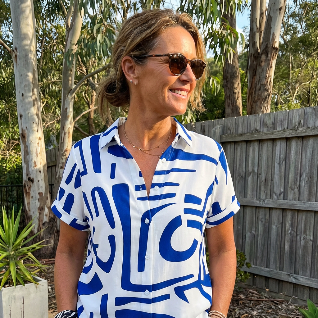 Arvo™ | Casual Abstract Summer Blouse