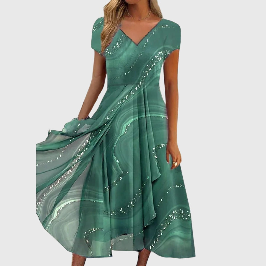 Miralune™ | Flowing Statement Evening Dress