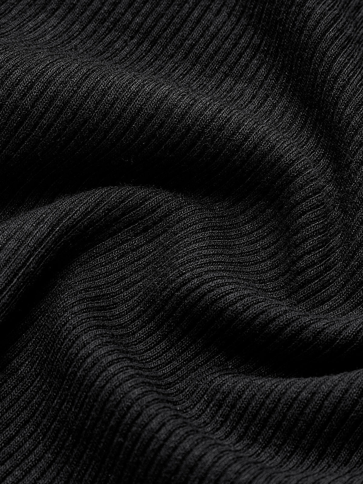 Jenna | Contrast Trim Long Sleeve Ribbed Top