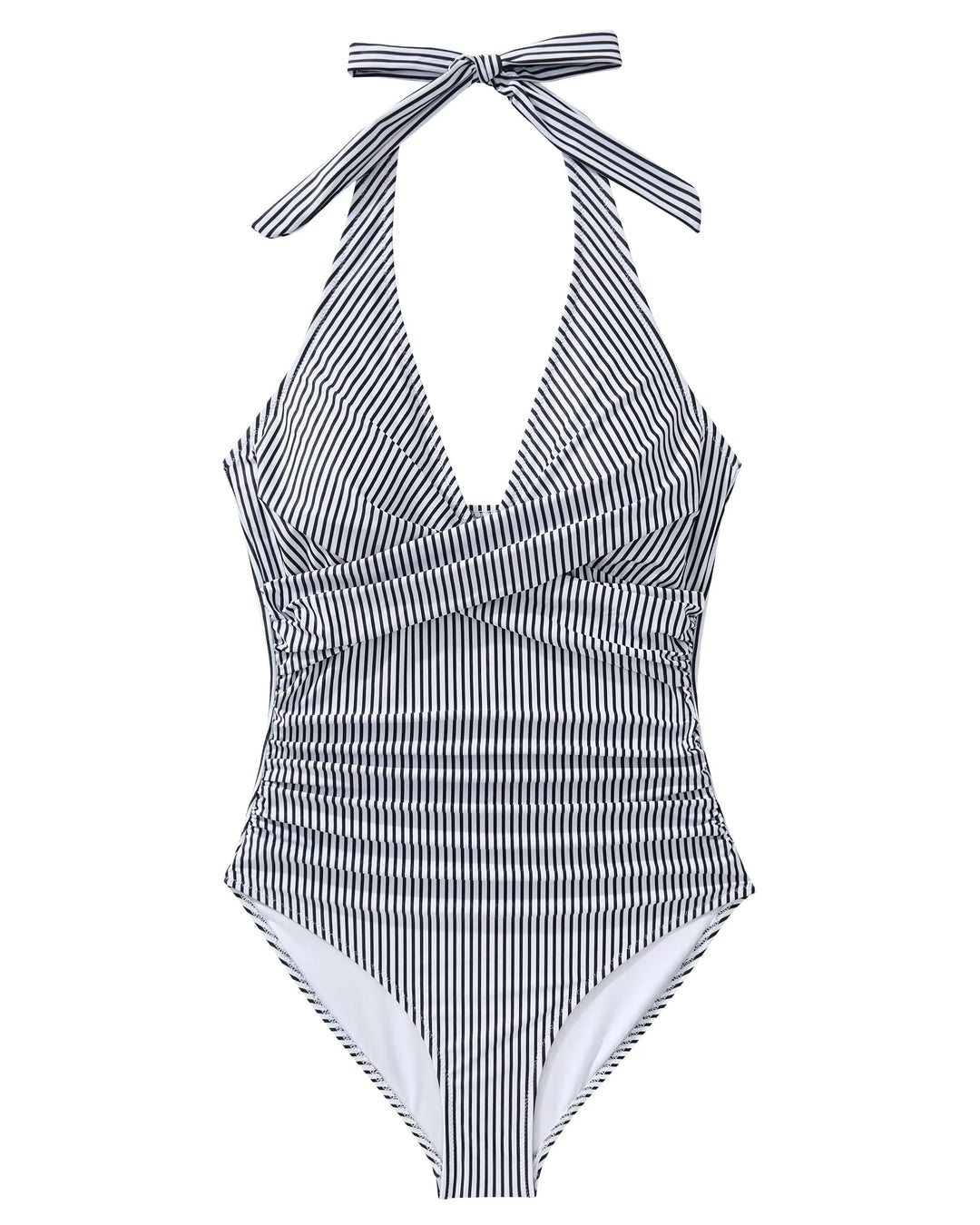 CHARLOTTE AVALON | FLORAL HALTER SWIMSUIT FOR WOMAN