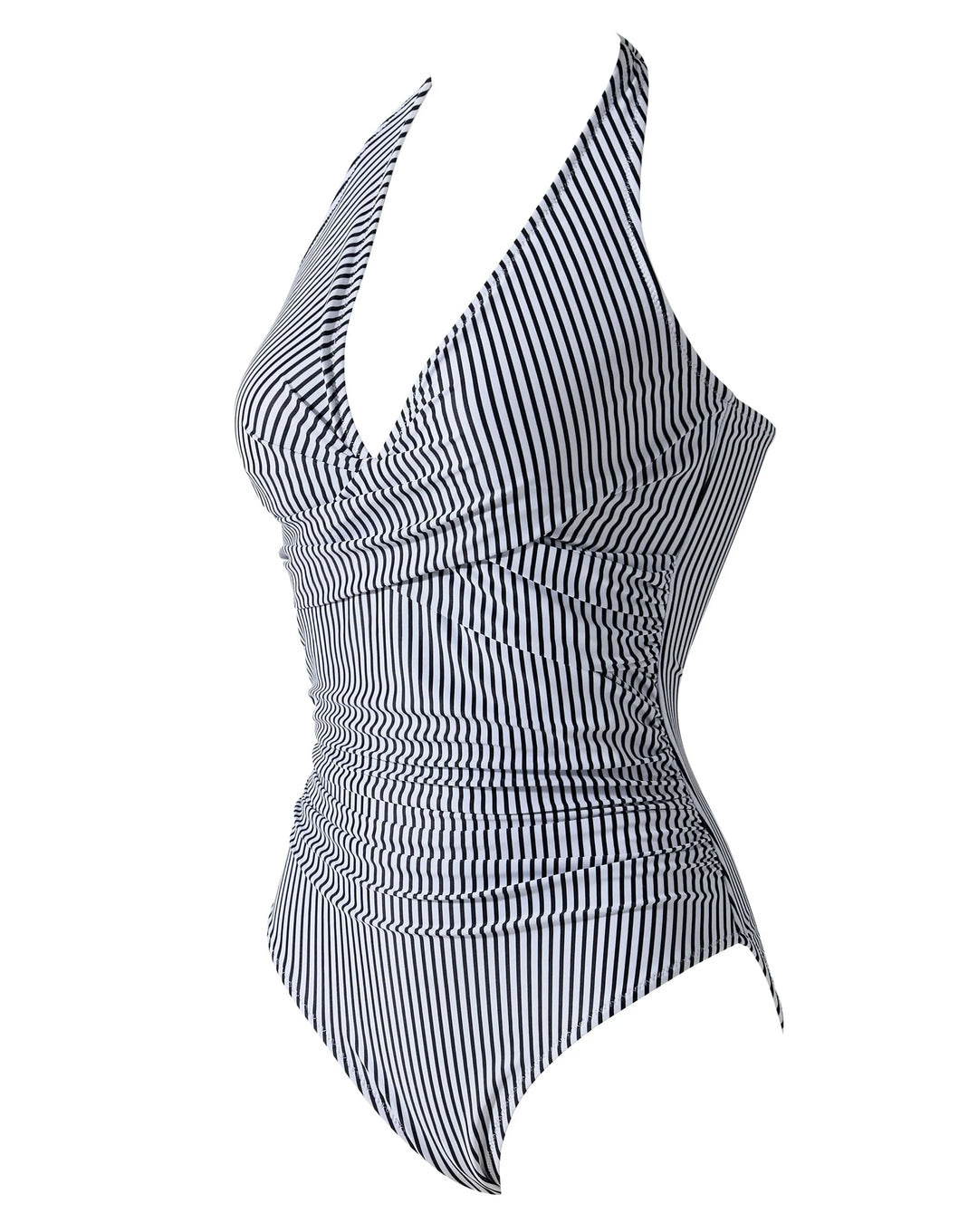 CHARLOTTE AVALON | FLORAL HALTER SWIMSUIT FOR WOMAN