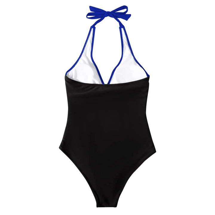 CHARLOTTE AVALON | FLORAL HALTER SWIMSUIT FOR WOMAN
