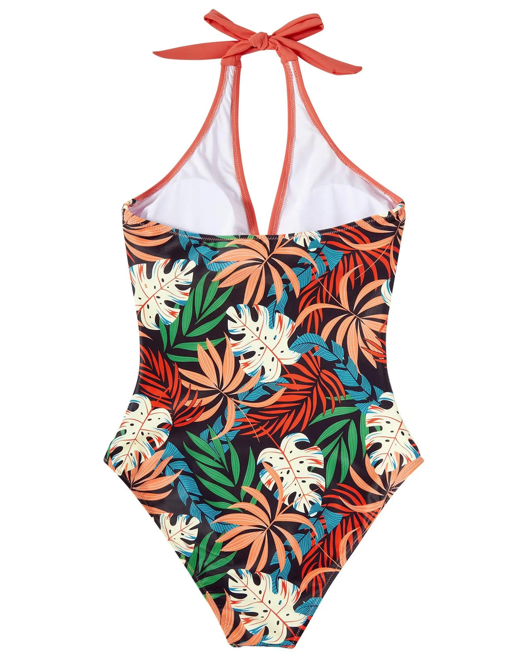 CHARLOTTE AVALON | FLORAL HALTER SWIMSUIT FOR WOMAN
