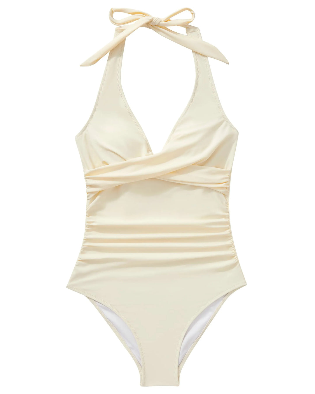 CHARLOTTE AVALON | FLORAL HALTER SWIMSUIT FOR WOMAN