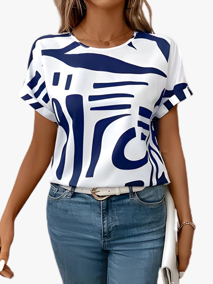 Claire™ | Lightweight Abstract T-Shirt