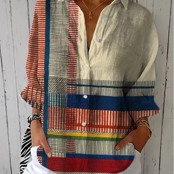 CHARLOTTE AVALON  | SPRING GARDEN BLOUSE FOR WOMAN