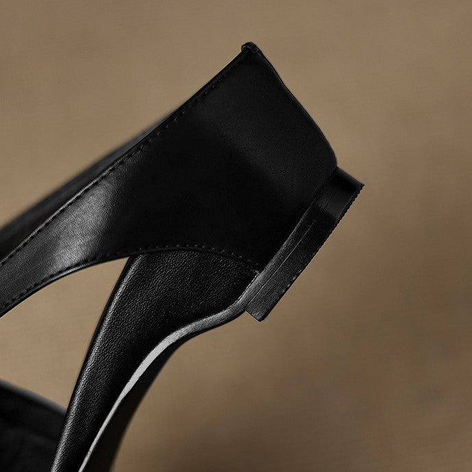 Eryne Leather Mules