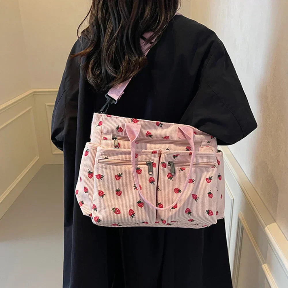 MIRELLA – STRAWBERRY TOTE BAG