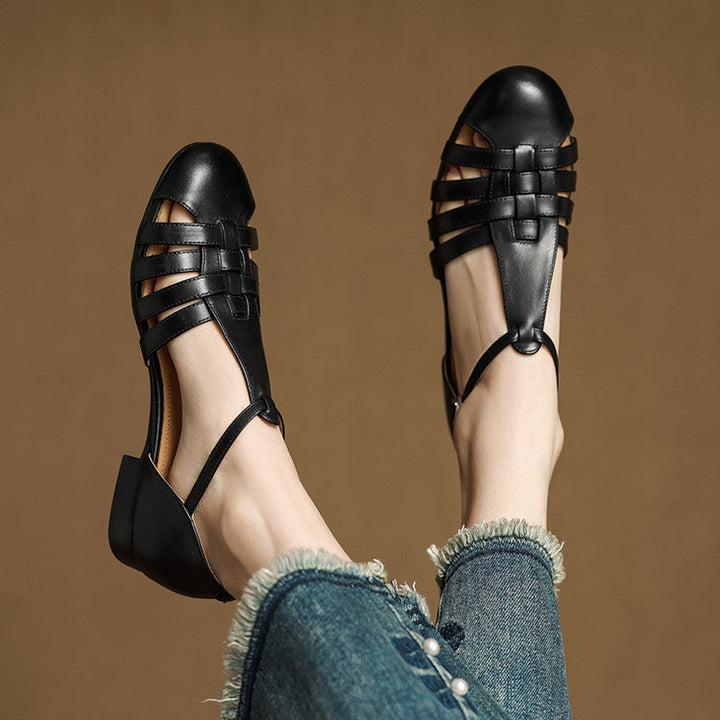 Solene Dalia Leather Flats