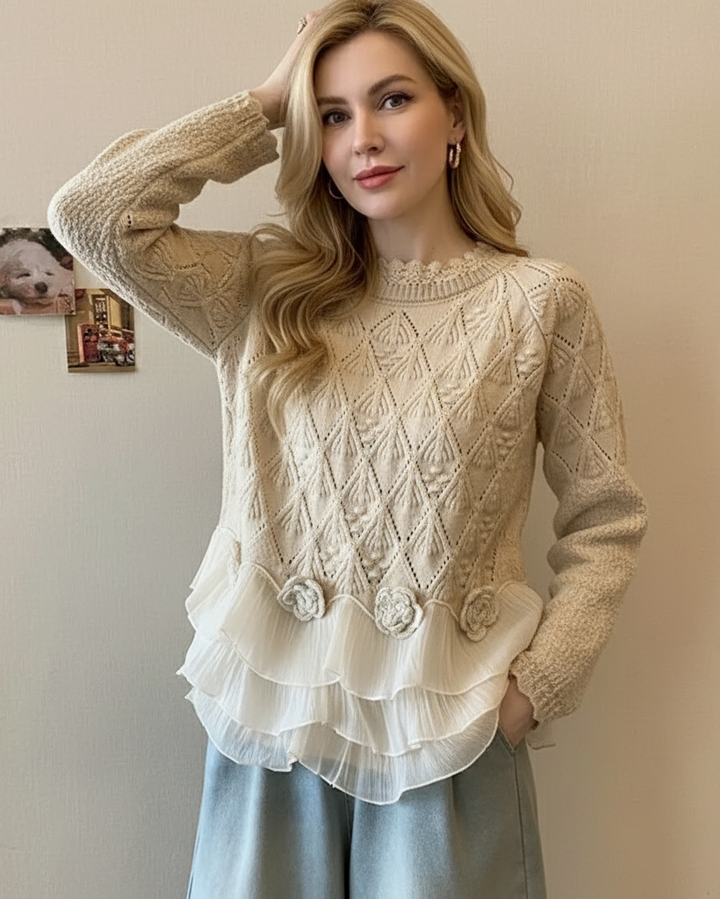 Taylor Ruffle Sweater