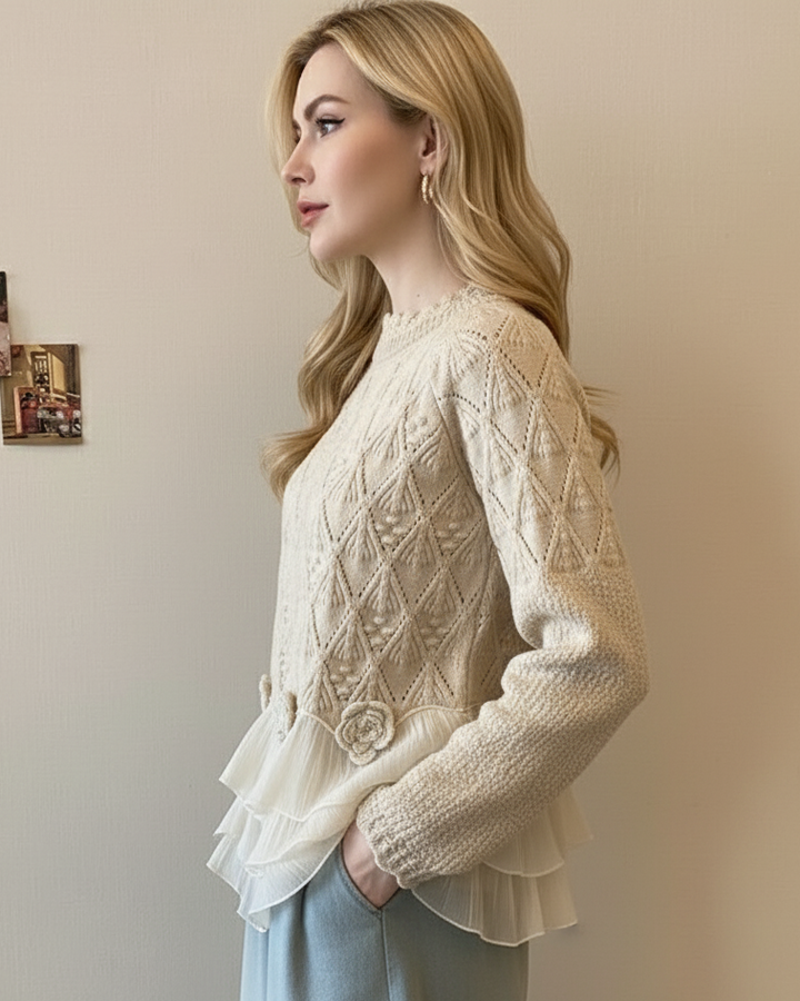 Taylor Ruffle Sweater
