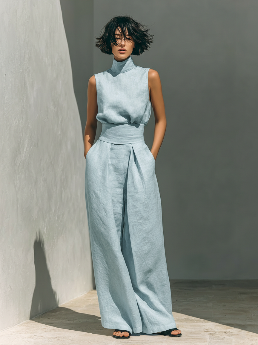 Maria – Tank Top and Wide-Leg Pants Set