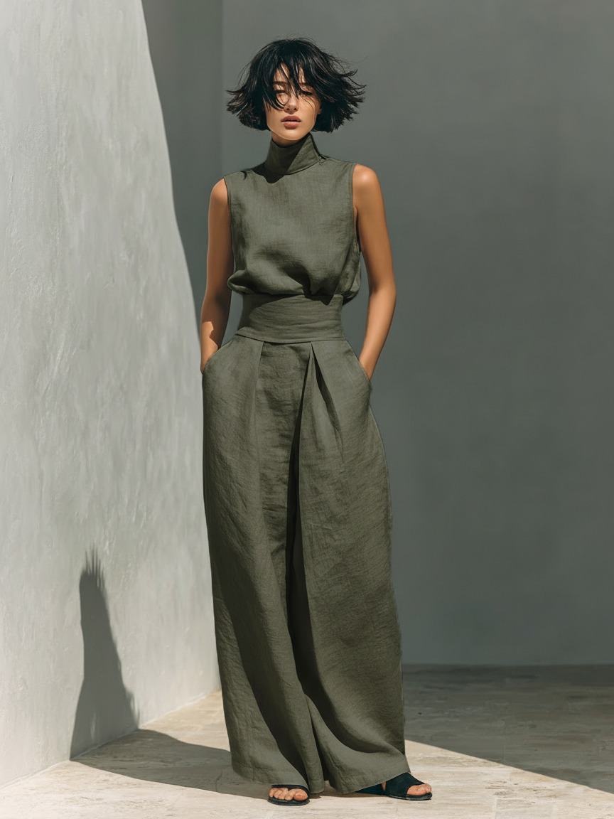 Maria – Tank Top and Wide-Leg Pants Set