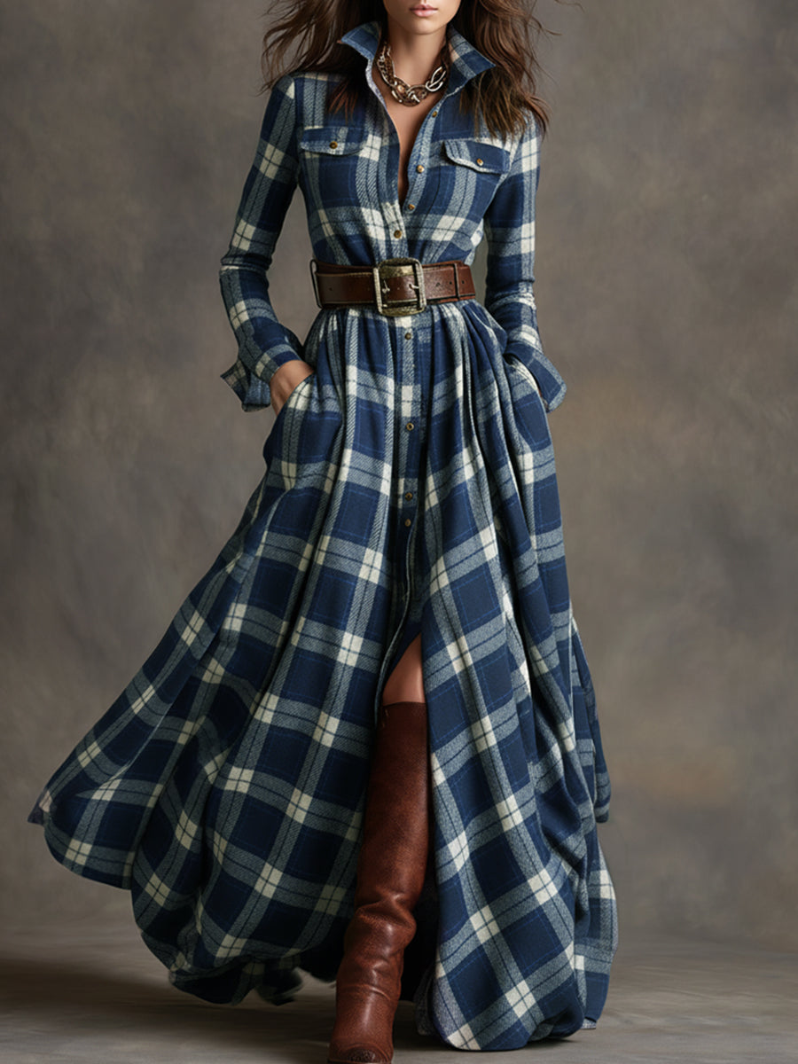 Scarlett | Belted Shirt Dress