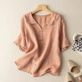 LIVIA™ | LIGHTWEIGHT LINEN BLOUSE