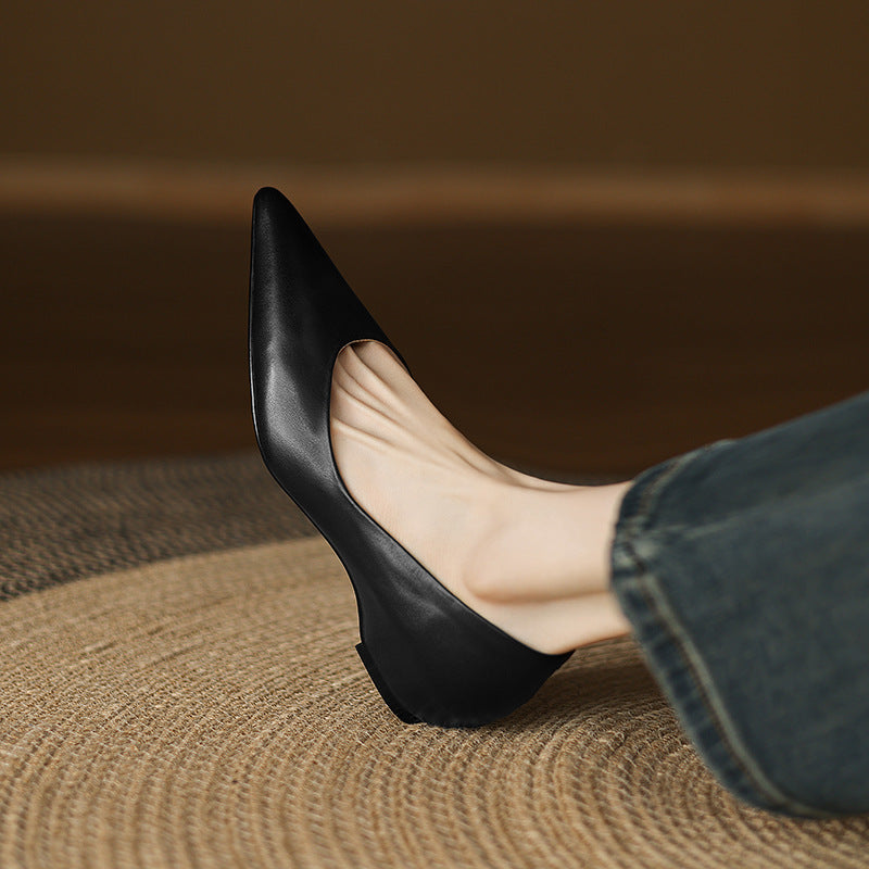 Lunera Leather Pointed Flats