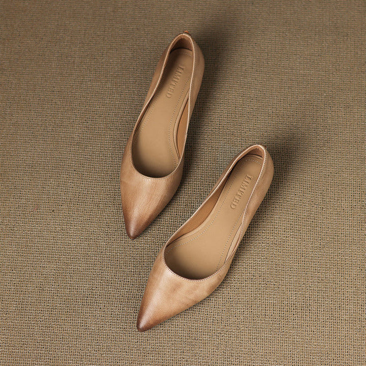 Arla Leather Flats