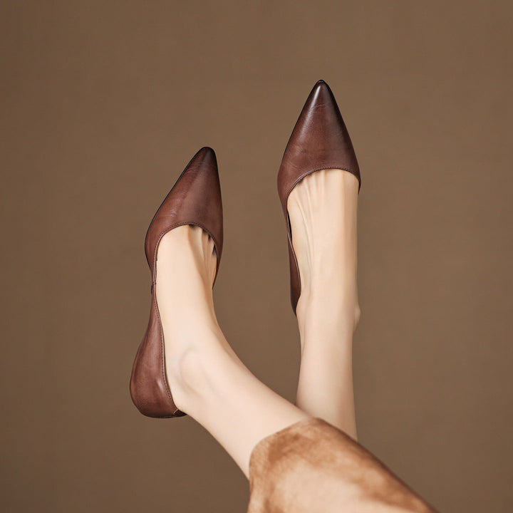 Arla Leather Flats
