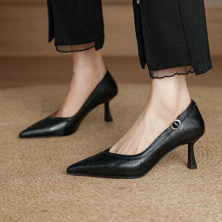 Corva Genuine Leather Heels