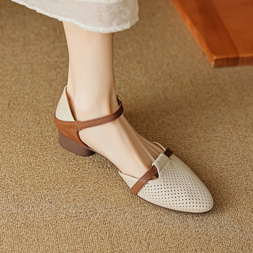 Calenne Artificial Leather Slingbacks
