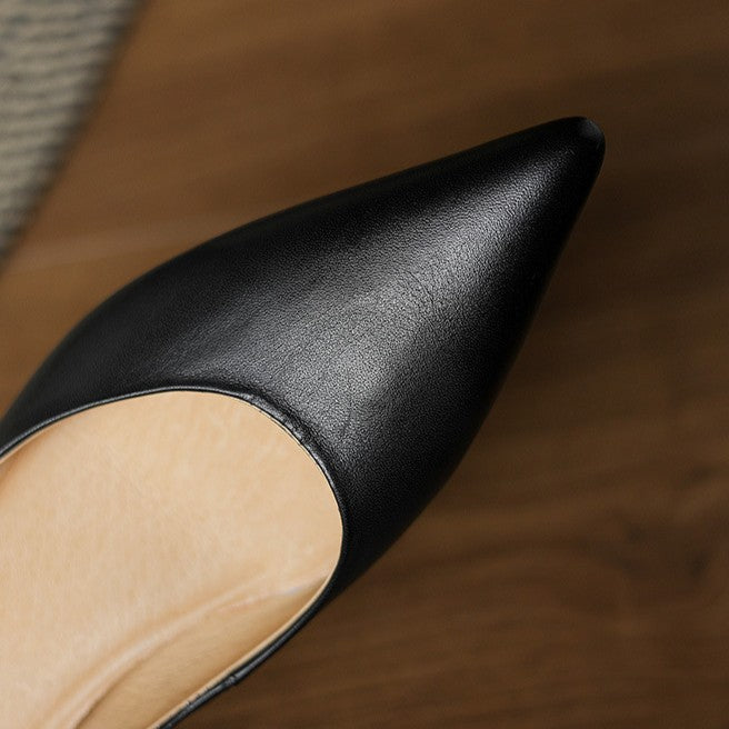 Lunera Leather Pointed Flats