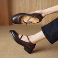 Ruelle Leather Mary Janes