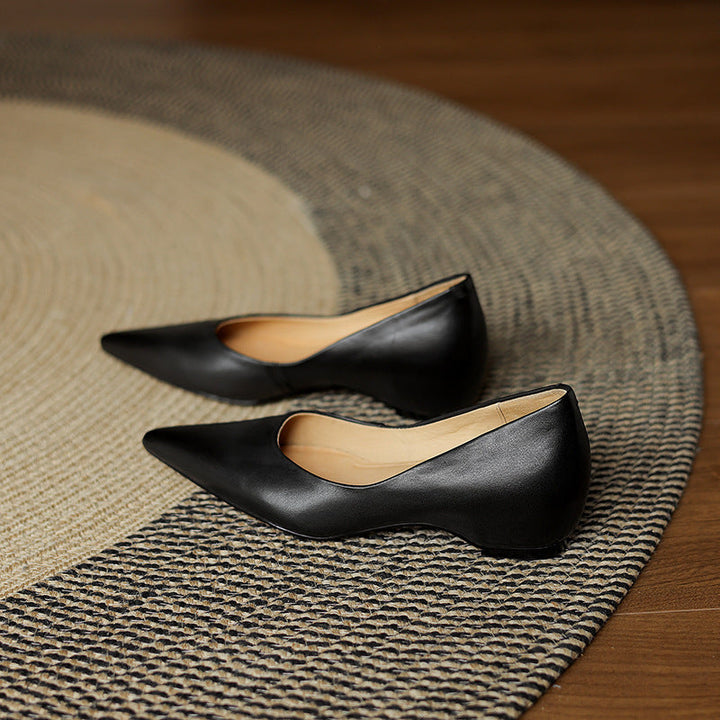 Lunera Leather Pointed Flats